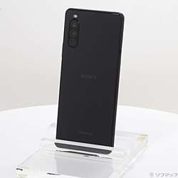中古品〕 Xperia 10 II 64GB ブラック SO-41A docomoロック解除SIM