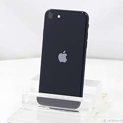 中古】iPhone SE 第3世代 256GB ミッドナイト MMYJ3J／A SIM