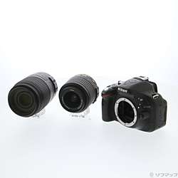 NIKON D5200 ダブルズームキット ブラック (2410万画素／SDXC)