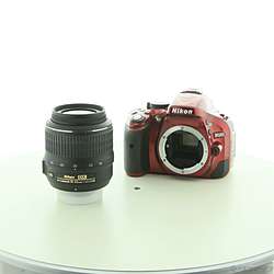 NIKON D5200 18-55 VR レンズキット レッド (2410万画素／SDXC)