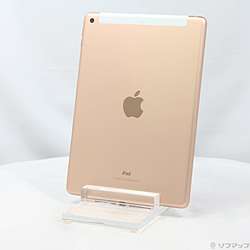 中古】iPad 第6世代 32GB ゴールド MRM02J／A SIMフリー ［9.7インチ