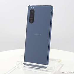 中古】Xperia 5 II 128GB ブルー SOG02 auロック解除SIMフリー