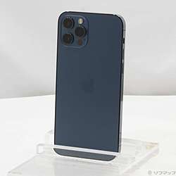 中古】iPhone12 Pro 256GB パシフィックブルー MGMD3J／A SIMフリー