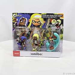 amiibo トリプルセット [インクリング【イエロー】／オクトリング【ブルー】／コジャケ] スプラトゥーンシリーズ
