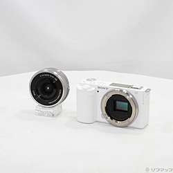 中古】VLOGCAM ZV-E10L パワーズームレンズキット ホワイト