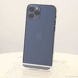 【美品】iPhone12Pro 128GB SIMフリー MGM83J/A 中古】iPhone12 Pro 128GB パシフィックブルー MGM83J／A SIMフリー