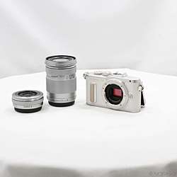 美品 オリンパス OLYMPUS PEN E-PL8 レンズセット ホワイト OLYMPUS PEN オリンパス ミラーレス ペン E-PL8 レンズセット ホワイト
