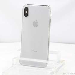 中古】iPhoneX 64GB シルバー MQAY2J／A SIMフリー [2133068185902