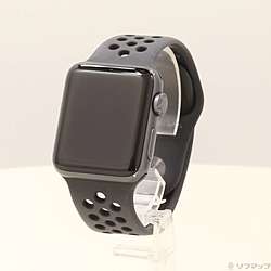 中古】Apple Watch Series 3 Nike+ GPS 38mm スペースグレイ 