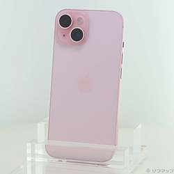 中古】iPhone15 256GB ピンク MTMP3J／A SIMフリー [2133068450321