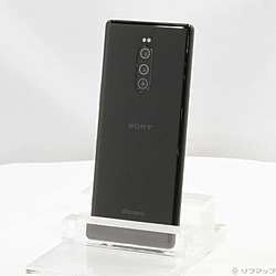 中古】Xperia 1 64GB ブラック SO-03L docomoロック解除SIMフリー