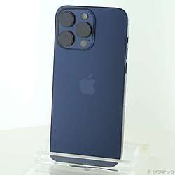 中古】セール対象品 iPhone15 Pro Max 256GB ブルーチタニウム MU6T3J