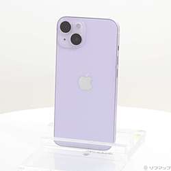中古】iPhone14 128GB パープル MPUY3J／A SIMフリー [2133069075400