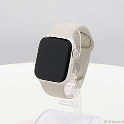 中古】Apple Watch Series 9 GPS 41mm スターライトアルミニウムケース
