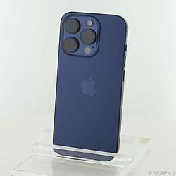 中古】iPhone15 Pro 128GB ブルーチタニウム MTUA3J／A SIMフリー