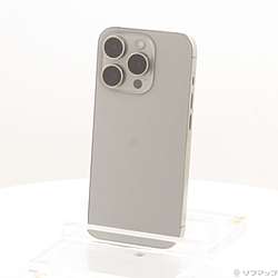 中古】iPhone15 Pro 128GB ナチュラルチタニウム MTU93J／A SIMフリー