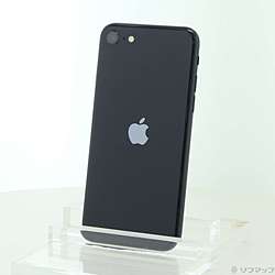 中古】iPhone SE 第3世代 128GB ミッドナイト MMYF3J／A SIMフリー