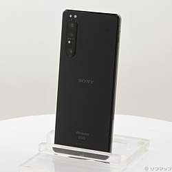 中古】Xperia 1 II 256GB フロストブラック XQ-AT42 SIMフリー ［6.5