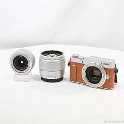 中古】LUMIX DC-GF10W-D ダブルレンズキット (オレンジ