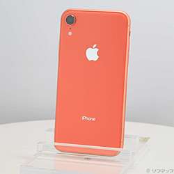 中古】iPhoneXR 64GB コーラル MT0A2J／A SIMフリー [2133071461819