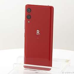 中古】Rakuten Hand 64GB クリムゾンレッド P710 楽天 SIMフリー ［5.1