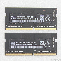 中古動作品ノート用DDR4 ４GB 6枚同梱 ノーブランド 〔中古〕ノートPC用 DDR4 2666 4GB SPD（中古保証1ヶ月間