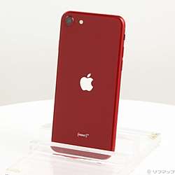 中古】iPhone SE 第3世代 64GB プロダクトレッド MMYE3J／A SIMフリー
