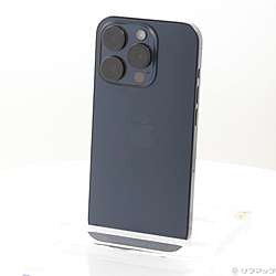 中古】iPhone15 Pro 128GB ブルーチタニウム MTUA3J／A SIMフリー