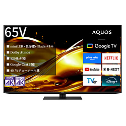 SHARP(�V���[�v) �k�W���i�l �t���e���r   4T-C65HV1 �m65V�^ /Bluetooth�Ή� /4K�Ή� /BS�ECS 4K�`���[�i�[���� /YouTube�Ή��n