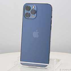中古】iPhone12 Pro Max 256GB パシフィックブルー MGD23J／A SIM