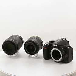 Nikon D3100 18-55／55-200mm Wズームキット(1420万画素／SDXC)