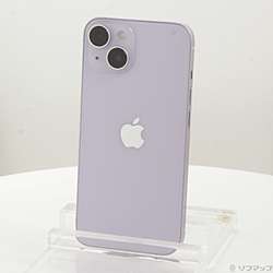 中古】iPhone14 128GB パープル MPUY3J／A SIMフリー [2133069055730