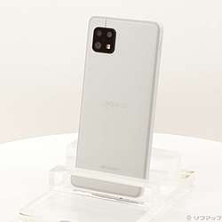 中古】AQUOS sense6 64GB シルバー SH-M19 SIMフリー ［6.1インチ有機