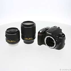 NIKON D3300 ダブルズームキット2 ブラック (2410万画素／SDXC)