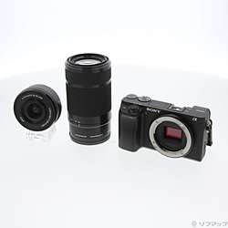 〔展示品〕 α6400 ILCE-6400Y ダブルズームレンズキット ブラック