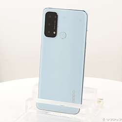 中古】Reno5 A 128GB アイスブルー A103OP Y!mobile SIMフリー ［6.5