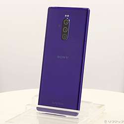 品〕 Xperia 1 64GB パープル 802SO SoftBank【344】 SONY Xperia 1