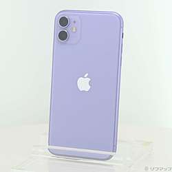 中古】iPhone11 64GB パープル MWLX2J／A SIMフリー [2133073321364