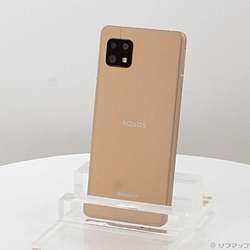 AQUOS sense6 SH-M19 ライトカッパー 6GB/128GB 中古】AQUOS sense6 128GB ライトカッパー SH-M19 SIMフリー ［6.1