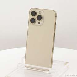中古】iPhone13 Pro 128GB ゴールド MLUH3J／A SIMフリー