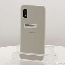 中古】AQUOS wish2 64GB アイボリー A204SH Y!mobile SIMフリー ［5.7