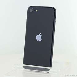 中古】iPhone SE 第3世代 128GB ミッドナイト MMYF3J／A SIMフリー