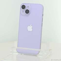 中古】iPhone14 128GB パープル MPUY3J／A SIMフリー [2133064551022