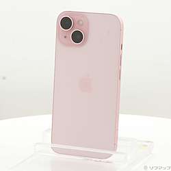 中古】iPhone15 256GB ピンク MTMP3J／A SIMフリー [2133076045809