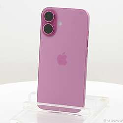 中古】iPhone16 128GB ピンク MYDT3J／A SIMフリー [2133073537079