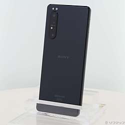 中古】Xperia 1 II 256GB フロストブラック XQ-AT42 SIMフリー ［6.5