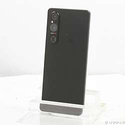 中古】Xperia 1 V 256GB ブラック SOG10 au SIMフリー [2133076034728