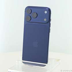 中古】iPhone17 Pro Max 256GB ディープブルー MFYA4J／A SIMフリー