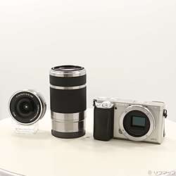 中古】α6000 ダブルズームレンズキット シルバー ILCE-6000Y