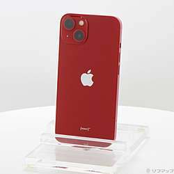 中古】iPhone13 128GB プロダクトレッド MLNF3J／A SIMフリー